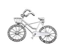 Ogquaton Broche Femmes Corset Argent Vélo Mariage Mariée Pin Hommes Robe Broche Écharpe Clip Sac Ornement Durable et utile