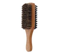 Ogquaton Brosse à cheveux en poils pour femmes et hommes - Brosse à cheveux pour pagaie carrée plate en bois naturel - Pour épais/fins/minces/ondulés/raides/longs/cheveux courts, haute qualité