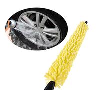Ogquaton Brosse de roue de voiture Poignée pratique éponge jaune Nettoyage Pneu Brosse de jante Outil Jaune Nouveau publié