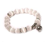 Ogquaton Chat 's Eye Gemstone Perles Bracelet Pierre De Naissance Perles Naturelles Pierres Précieuses Bracelet Perlé Pratique Et Populaire