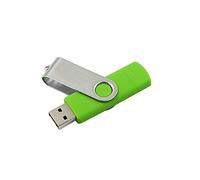 Ogquaton Clé USB USB de petite capacité 1 Go USB 2.0 avec clé USB 2.0 élégante et pivotante pour stylo portable Vert 1 pièce