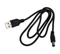 Ogquaton Convertisseur de module USB DC 5V vers DC 12V 2.1mm X 5.5mm de module de qualité supérieure Prise de câble d'alimentation mâle, Câble USB à CC -1M 5V à DC 12V