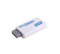 Ogquaton Convertisseur vidéo de qualité supérieure - Adaptateur convertisseur Wii vers HDMI Full HD FHD 1080P Wii2HDMI Prise de sortie audio 3,5 mm