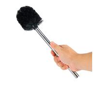 Ogquaton Durable 1pcs Remplacement en Acier Inoxydable WC Salle de Bain Nettoyage Brosse de Toilette Noir Porte-tête
