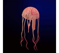 Ogquaton Effet Lumineux Méduses Artificielles Aquarium Décor Mini U-Bateau Ornement Créatif et Utile