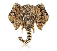 Ogquaton Éléphant en cristal Broches Broche Vintage Bijoux Bijoux Cadeaux pour les femmes Nouveau publié