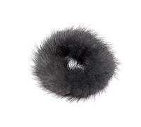 Ogquaton Fausse Fourrure Doux Chouchou Élastique Cheveux Solides Corde Queue De Cheval Tenez Tenir Les Cheveux Bande - Gris Foncé Pratique Et Pratique