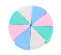 Ogquaton Fond de teint en poudre mélange beauté éponge maquillage mélange éponge, crème et poudre, éponges de maquillage éponges applicatrices 8 pcs pratique et pratique