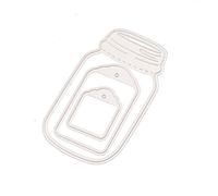 Ogquaton - Matrice de découpe en acier au carbone pour papier, carte, coffrage, bouteille de souhaits