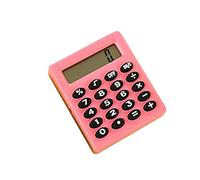 Ogquaton Mini-calculatrice électronique de poche portable à 8 chiffres Fournitures scolaires étudiantes Rose Durable et utile