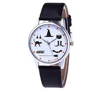 Ogquaton Montre de sport à quartz analogique pour femme avec cadran rond