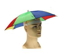 Ogquaton Parapluie Chapeau Portable Chapeaux Parapluie Parasol Chapeau en Plein Air Sun Shade Parapluie Cap avec Mains Libres pour La Pêche, Plage, Activités en Plein Air 1 Pcs