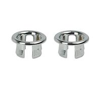 Ogquaton Passoire de Salle de Bains Forme Ronde évier en Plastique trop-Plein Drain Capuchon de vidange Fournitures de Remplacement pour Cuisine Salle de Bain Utiliser 2pcs