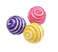 Ogquaton Pet Chat Jouet Chat Sisal Corde Balle Pet Interactif Jouet Chat Chat Chew Teaser Jouet Chaton Chase Jouet 1 PCS