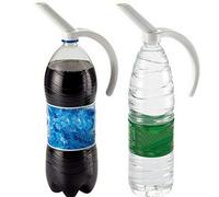 Ogquaton Poignée de boisson en bouteille en plastique Soda Coke Drinkeware Bec verseur Bouteille Blanc Pratique et pratique