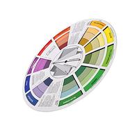 Ogquaton Roue de guide de mélange de couleurs pour tableau de palette de mélange de pigments assortis durable et utile