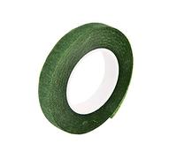 Ogquaton Ruban adhésif en Papier Autocollant pour guirlandes Motif Floral Vert 30 x 12 mm