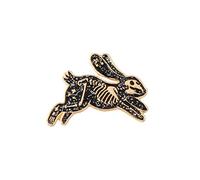 Ogquaton Squelette Lapin Broche Email Badges Broches pour Hommes Femmes Sac À Dos Sac À Main Accessoires Chapeau Nouveau Publié