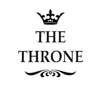 Ogquaton THE THRONE' Drôle Intéressant Toilette Stickers Muraux Salle De Bain Accessoires de Décoration Décor À La Maison Nouveau Publié