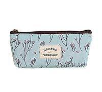 Ogquaton Trousse à crayons en toile Motif floral Kawaii Très pratique et populaire