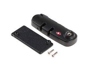 Ogquaton TSA 007 Secure Luggage Serrure à combinaison à 3 chiffres Valise Sac Cadenas à code - Portable et léger - Noir Pratique et populaire