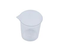 Ogquaton Verre doseur transparent en plastique avec verre doseur résistant à la chaleur pour cuisine ou laboratoire (100 ml, 1 pièce) écologique et pratique