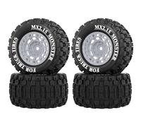 OGRC MX2.15 RC Roues et pneus pour Traxxas E-Revo HSP 1/18 LOSI Mini LMT RC voiture 1/16 (rouge)