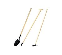 OGROD Lot d'outils de jardinage Pelle bêche + binette + serfouette panne et fourche