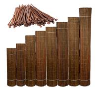 Ogrodzenia Wiklinowe Canisse Osier 100 x 500 cm Clôture de Saule -Canisse Brise Vue Balcon et Patio - Cloture Jardin Exterieur - Protection Contre Le Vent & Le Soleil - 100% Naturel