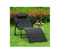 OGS45-SCH Fauteuil Inclinable Pliant - Noir
