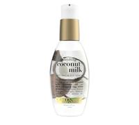 OGX 91008 Sérum anti-rupture Sérum Nourrissant Lait de coco, paraben et sulfate, ingrédients durables, renforcement, protecteur, hydratant, bouteille de pompe de 4 onces