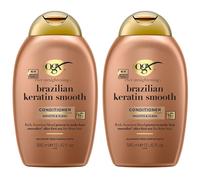 Ogx Apres Shampooing Keratine Du Bresil - Cheveux Frises 385ml 2x385 ml