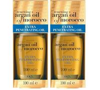 Ogx - Huile extra pénétrante pour cheveux secs, à l'huile d'argan du Maroc - 100 ml (Lot de 2)