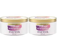 OGX | Masque pour les cheveux Colour Retention (pot de 300 ml) - Masque capillaire protecteur pour prolonger la couleur - Masque de soin pour aider à protéger les cheveux colorés (Lot de 2)