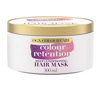 OGX - Masque pour les cheveux Colour Retention (pot de 300 ml) - Masque capillaire protecteur pour prolonger la couleur - Masque de soin pour aider à protéger les cheveux colorés