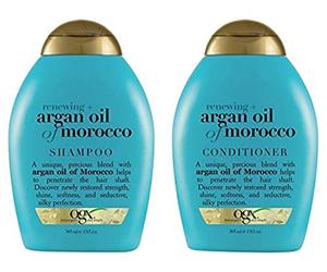(OGX) Organix Shampooing Huile d'argan marocaine + Conditioner, 368,5 gram Combo