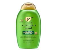 OGX Refreshing Scalp+ Rosemary Mint Shampooing clarifiant pour cheveux 385 ml qui aide à éliminer visiblement les huiles et les résidus, pour tous les types de cheveux, en particulier pour les cheveux