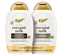 Ogx Shampooing Après-Shampooing Nourrissant Lait De Coco, 385ml ¿ Soin Capillaire Hydratant Pour Cheveux Secs