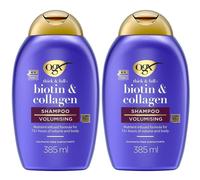 Ogx Shampooing Biotine & Collagene - Cheveux Fins 385ml 2x385 ml