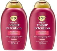 OGX | Shampooing Colour Retention (bouteille de 385 ml) - Shampoing protecteur pour prolonger la couleur - Shampoing pour aider à protéger les cheveux colorés (Lot de 2)