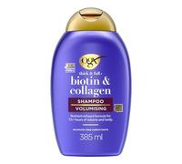 OGX - Shampooing Volumateur Biotine & Collagène (flacon de 385 ml) - Soin capillaire avec formule infusée de nutriments - Shampooing sans sulfate pour plus de 72 heures de volume