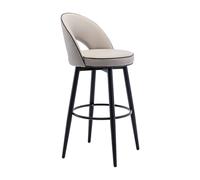 OGYJMSFN Tabourets Bar Adjustable Bar Stool PU Leather Carbon Steel Ideal for Kitchen Islands Restaurants Bars Hotel Receptions(White,72cm)