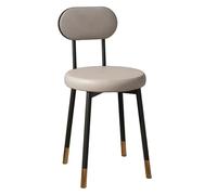 OGYJMSFN Tabourets Bar Bar Stools Vanity Chair with Backrest Upholstered in Faux Leather Armless Design Ideal for Kitchen Island Makeup(Green)