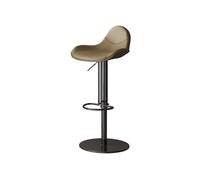 OGYJMSFN Tabourets Bar Chaise de Bar de Luxe légère à la Mode, Tabouret Haut pivotant et élévateur en Acier Inoxydable, tabourets de Bar d'île(F)