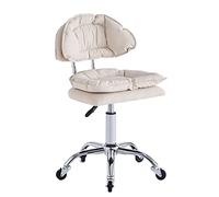 OGYJMSFN Tabourets Bar Chaise élévatrice de Loisirs pivotante Haute avec poulie à pédale, Tabouret arrière de Cuisine à Domicile, tabourets de Bar en Fer forgé(E)