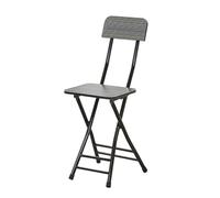 OGYJMSFN Tabourets Bar Foldable Bar Stool Outdoor Chair for Patio Balcony Ready to Use Simple Design Indoor Spaces(Negro)