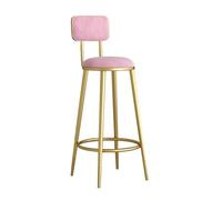 OGYJMSFN Tabourets Bar Metal Bar Stools Low Back Desk Chairs Without Armrests Comfortable Lumbar Support Ideal for Dining Room Hallway Conference