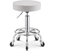 OGYJMSFN Tabourets Bar Petit Tabouret d'ordinateur à roulettes Ergonomique avec siège en Cuir synthétique PU Jaune Hauteur réglable 45-58 cm Poids supporté 160 kg Barre(Style#6)