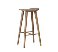 OGYJMSFN Tabourets Bar Stylish Black Wooden Bar Stool No Backrest Easy Assembly Free Perfect for Kitchen Islands Dining Areas Chair Versatile Seating(Beige,55cm)