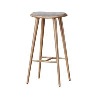 OGYJMSFN Tabourets Bar Stylish Black Wooden Bar Stool No Backrest Easy Assembly Free Perfect for Kitchen Islands Dining Areas Chair Versatile Seating(Grey,60cm)